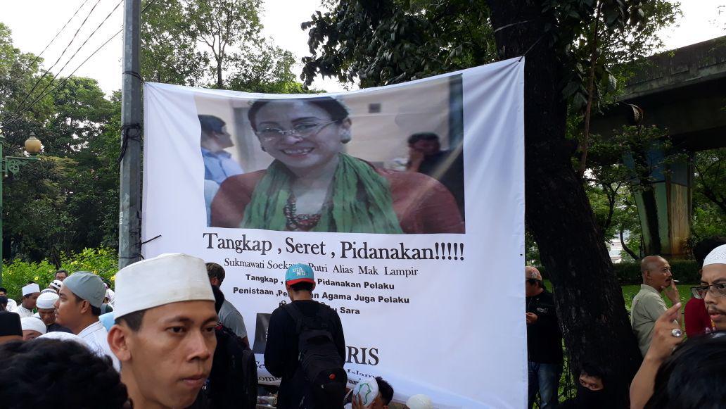 Massa Aksi 64 Tuntut Sukmawati Segera Diproses Hukum