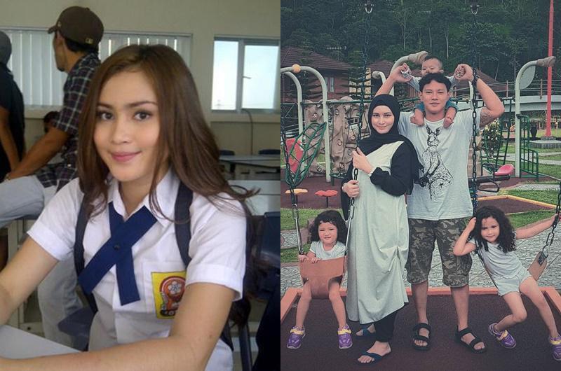 10 Transformasi Kiki Azhari dari Viola "Putih Abu-abu" Sampai Ibu 3 Anak