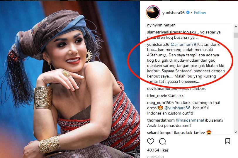 Savage! Begini Cara Yuni Shara Tanggapi Netizen Nyinyir dengan Tenang