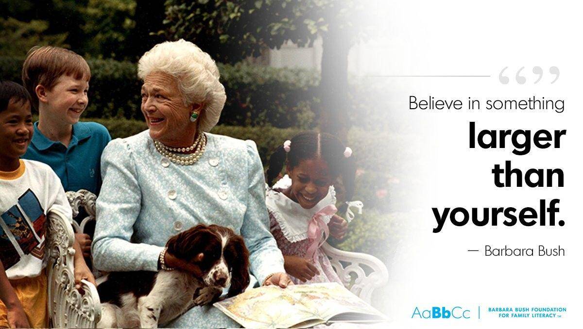 twitter/@BarbaraBushFdn