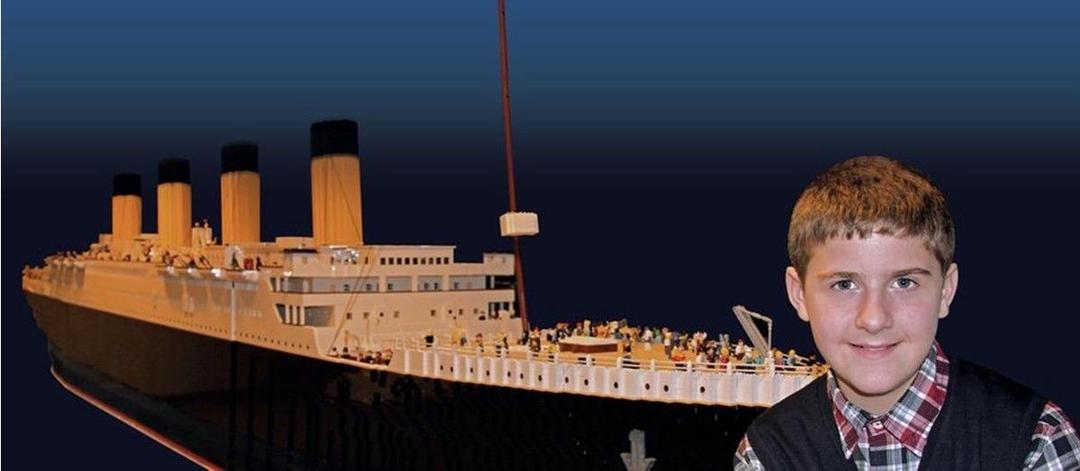Kapal Titanic Raksasa Dari Lego Karya Bocah Autis Dipamerkan di Amerika