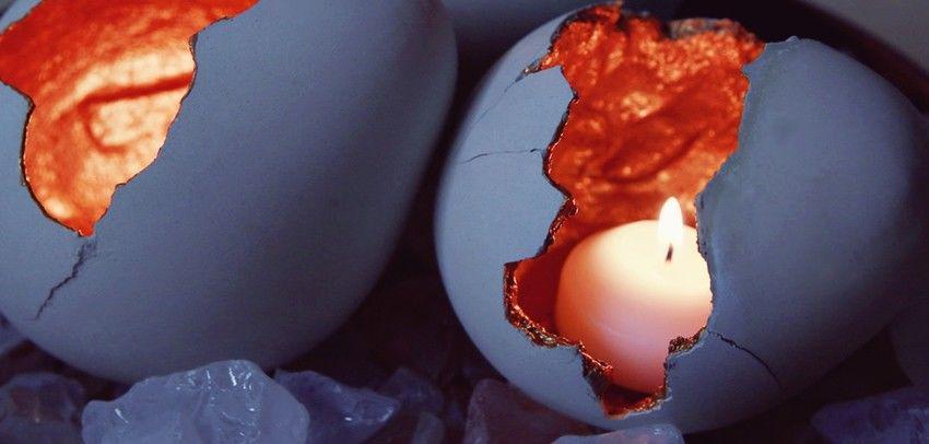 Trik Bikin Tempat Lilin Telur Naga ala Game of Thrones dari Semen Putih