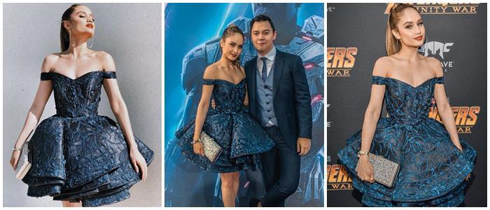 Go Internasional, 10 Potret Kece Cinta Laura di World Premier Avengers