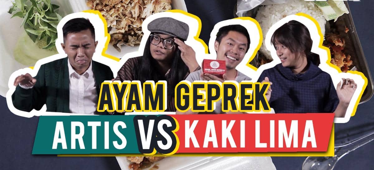 Food War: Review Ayam Geprek Artis vs Kaki Lima, Siapa Juaranya?