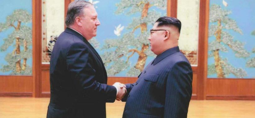 Gedung Putih Rilis Foto Menlu AS yang Baru dan Kim Jong-un