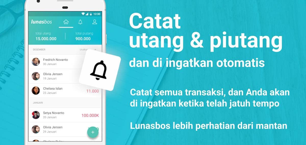 Lunasbos, Aplikasi Pencatat Utang yang Cocok Buat Pengingat
