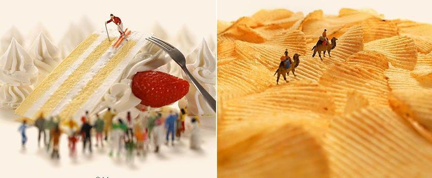 Kreatif Abis, 10 Potret Miniatur Kehidupan Ini Menggunakan Bahan Makanan
