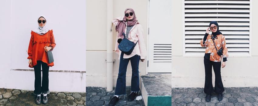 5 Rekomendasi Style Celana Cutbray ala Hijabers Ira Rosita, Keren!