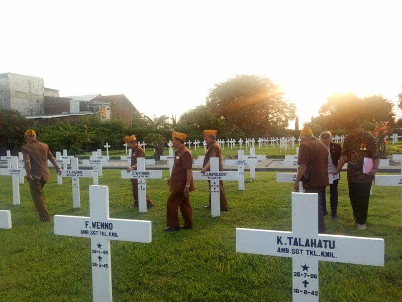 Veteran Hadiri Penghormatan Warga Belanda Korban Perang