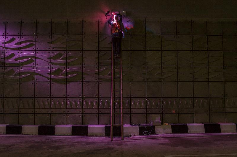 Baru Sebulan Dioperasikan, Underpass Mampang-Kuningan Sudah Dicorat-coret
