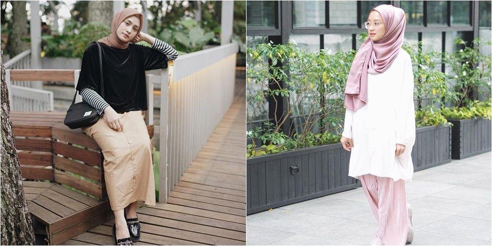 6 Inspirasi Outfit ala Gita Savitri & Helmi Nursifah Buat Ramadan