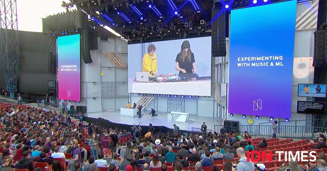 Suasana Acara dan Lokasi Google I/O 2018, Terasa Seru!