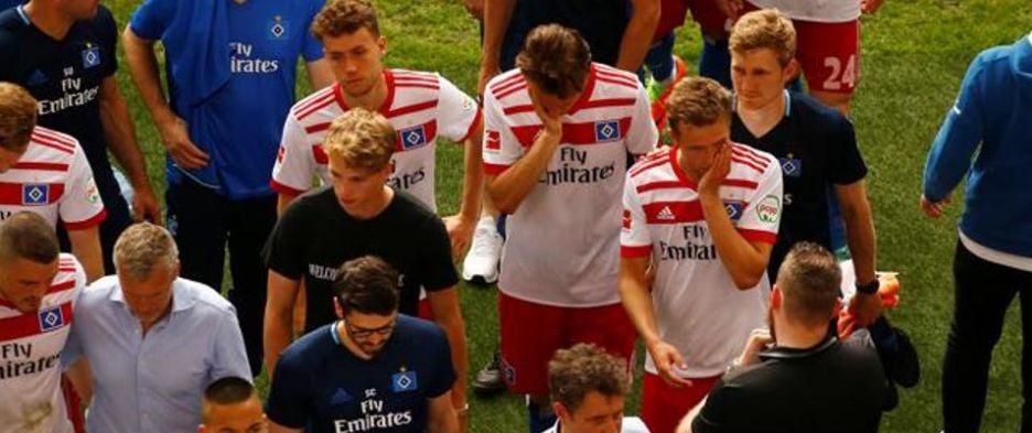Pertama Kali Dalam Sejarah, Hamburg SV Terdegradasi ke Kasta Kedua