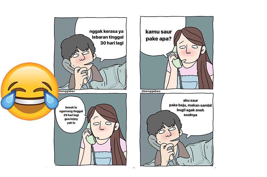 Kocaknya 10 Komik Percakapan Dilan & Milea Saat Sahur