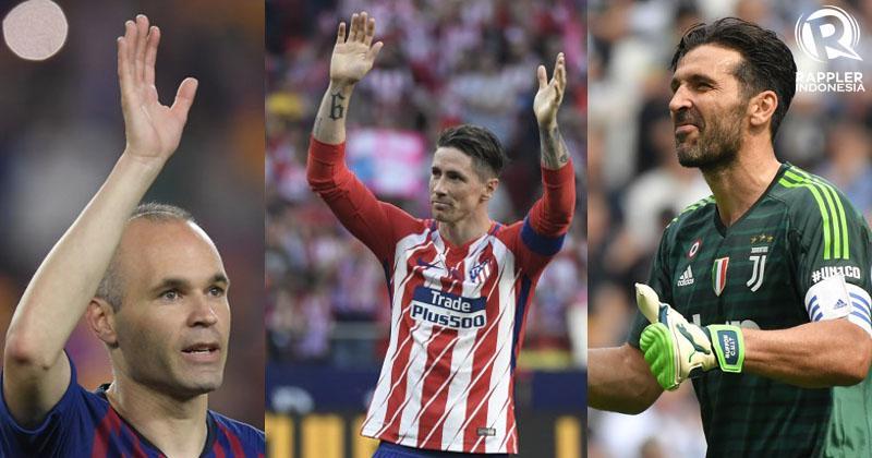 Ketika Tiga Legenda Sepak Bola Mengucap Salam Perpisahan