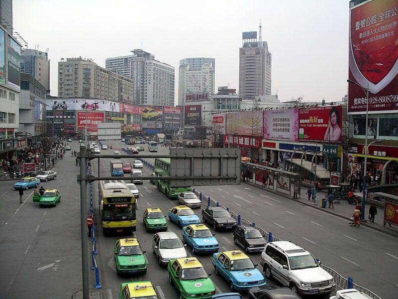 Suasana Kota Chengdu | Wikimedia.org