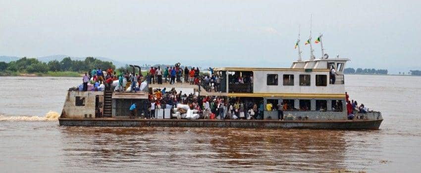 Kapal Over Kapasitas Tenggelam di Sungai Kongo, 50 Penumpang Tewas