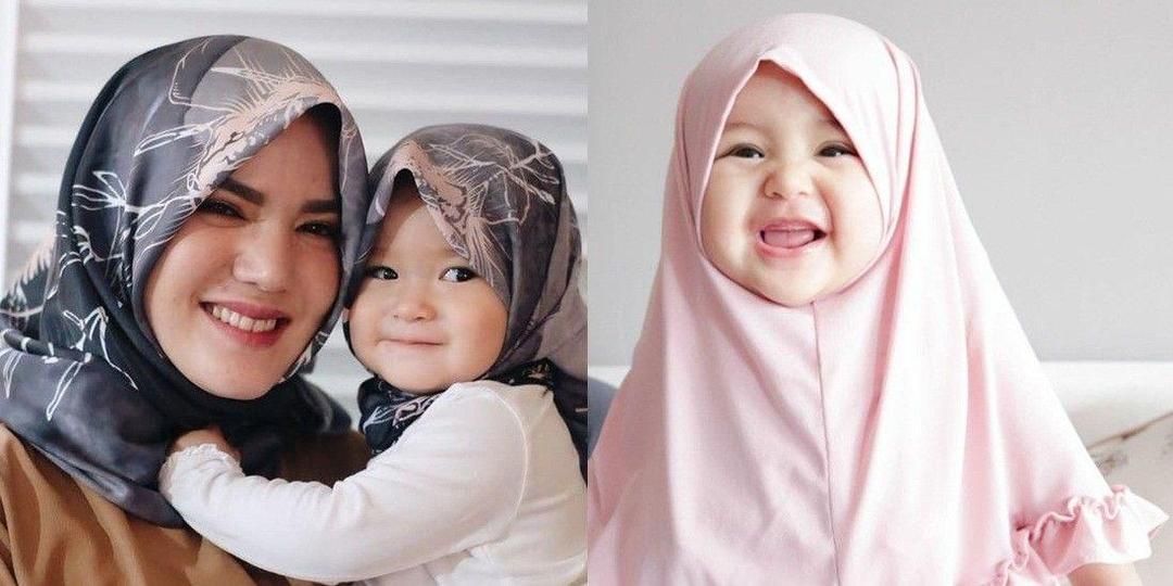 10 Potret Anak Selebriti Ketika Mengenakan Hijab, Gemas Abis!