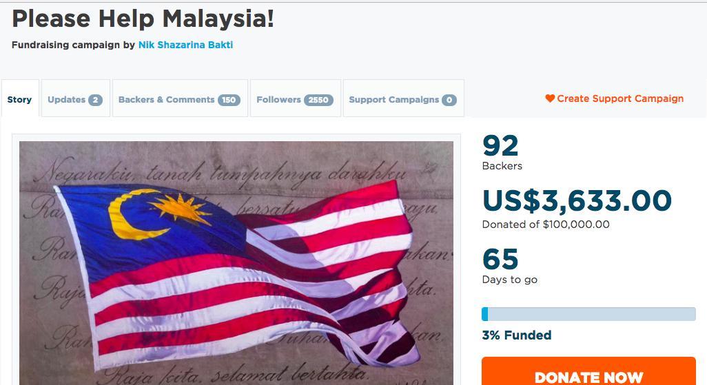 Utang Negara Membengkak, Warga Malaysia Ramai-Ramai Lakukan Pengumpulan Dana