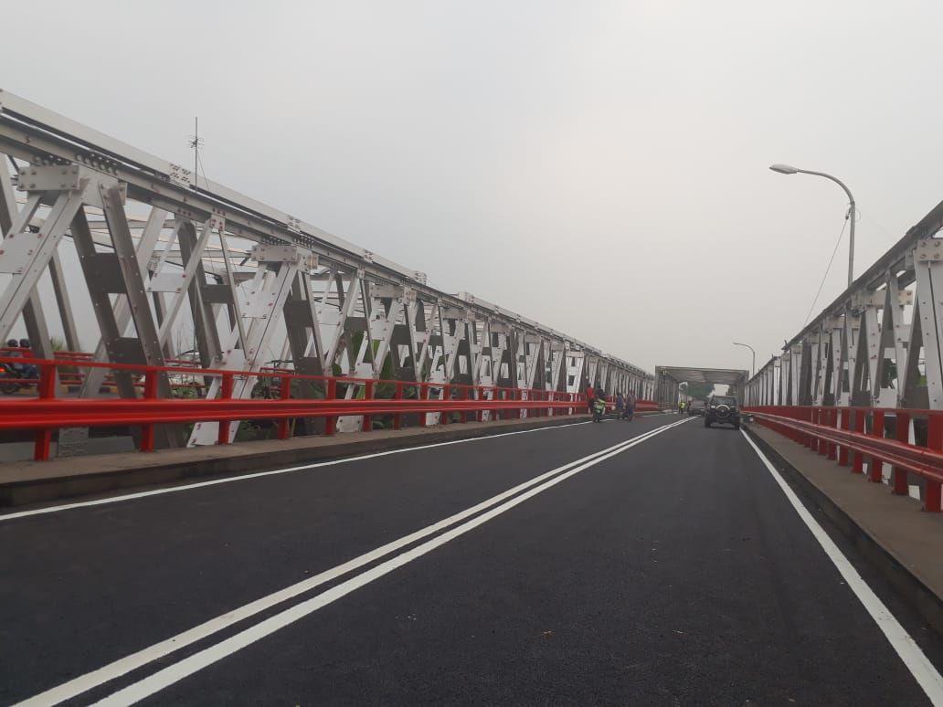 Sempat Roboh, Jembatan Cincin Widang-Babat Siap Dioperasikan