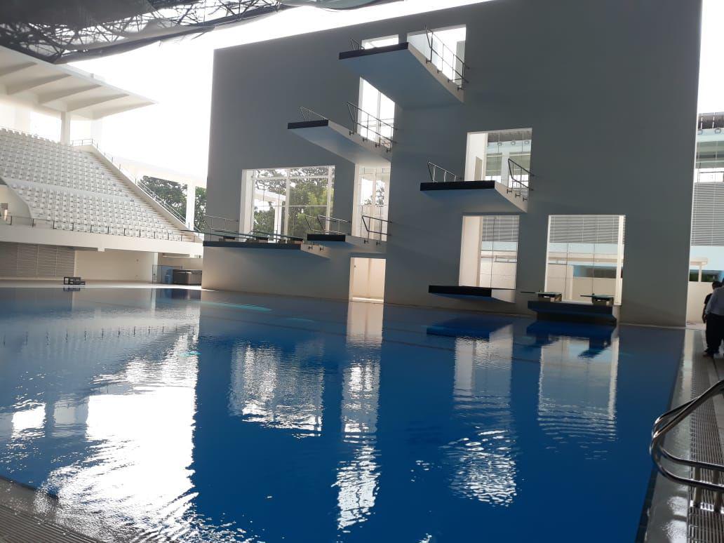 Melihat Venue Akuatik, Desain Kekinian Diklaim Terbaik di Asia