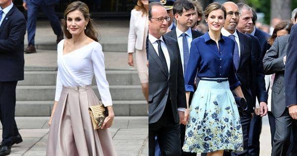 10 Gaya Busana Anggun dan Berkelas Ala Ratu Letizia dari Spanyol