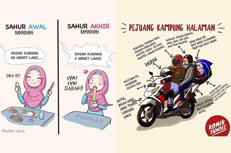 Kamu Tahu Lebaran Sudah Dekat Kalau Merasakan Sensasi di 16 Komik Ini