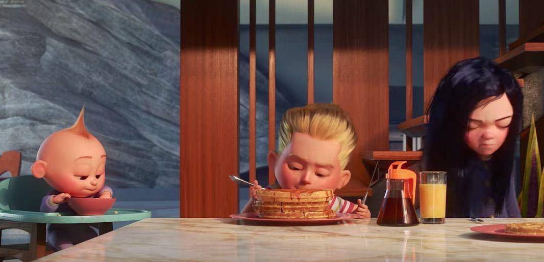 KEKUATAN SUPER. Meski terlihat normal, ketiga anak ini memiliki kekuatan super masing-masing. Foto dari screen capture akun YouTube Disney-Pixar