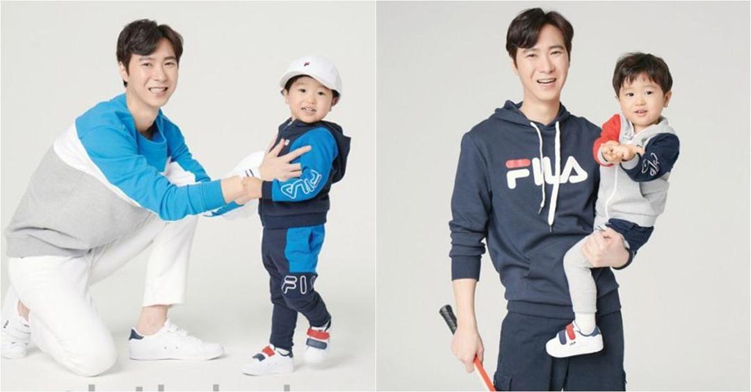 Inspirasi Outfit Couple Kece Ayah & Anak ala Artis Korea