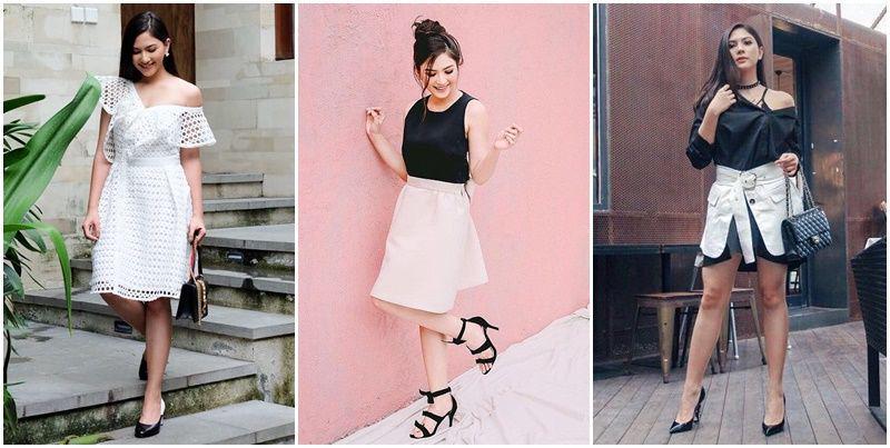 10 Style Hitam Putih ala Jessica Mila yang Bikin Penampilan Stunning