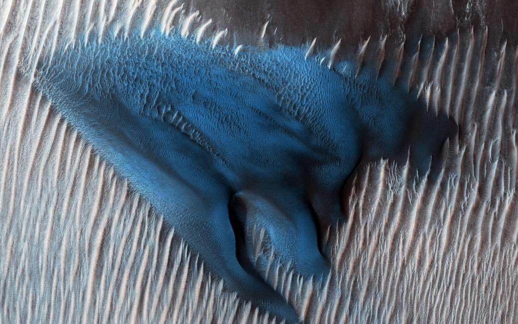 NASA Ungkap Penemuan Gundukan Biru di Planet Mars, Apa Itu?