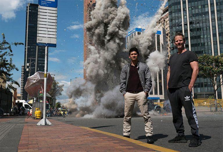 10 Potret Keren Iko Uwais Selama Syuting Film Hollywood '22 Mile'