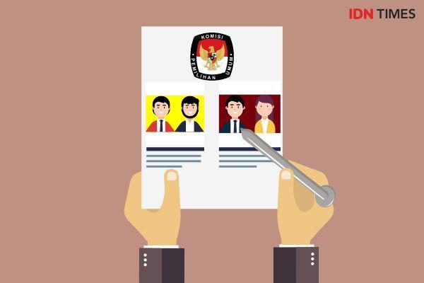 Ilustrasi surat suara pilkada. IDN Times/Sukma Shakti