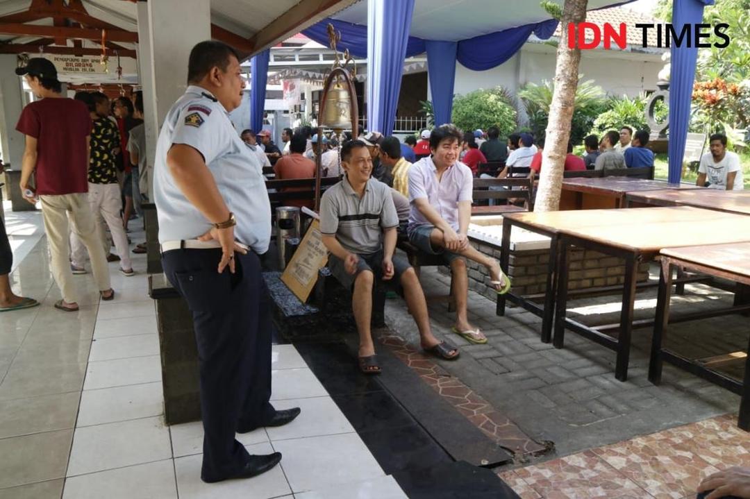 10 Potret Unik Suasana Pemungutan Suara di Rutan Medaeng Sidoarjo