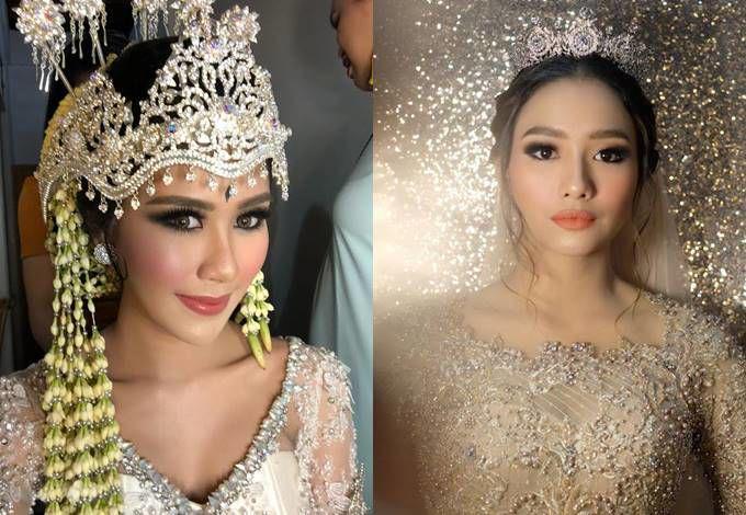 10 Riasan Pengantin & Tunangan Artis ala Bubah Alfian, Memesona Banget