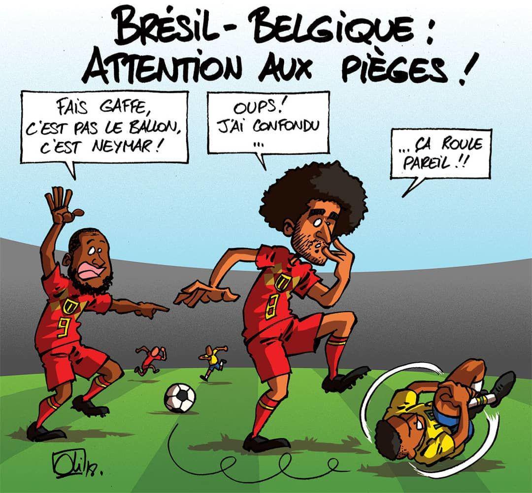 14 Ilustrasi Ini Bukti Bahwa Belgia Bikin Pemain Brasil Kebingungan