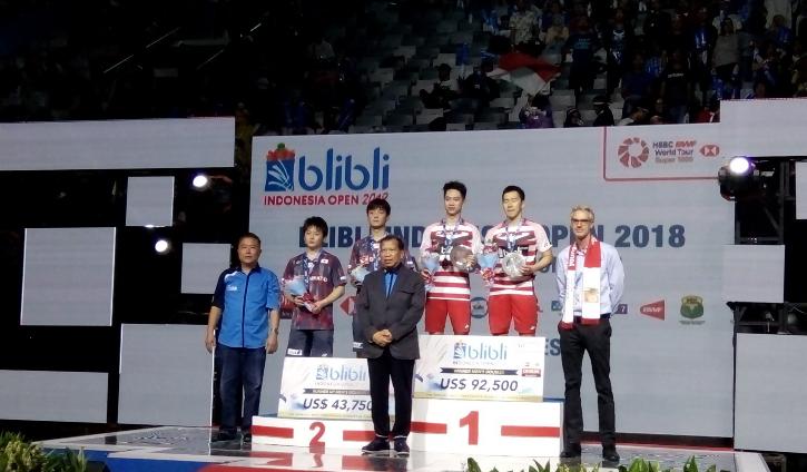 Daftar Lengkap Juara Indonesia Open, RI Raih 2 Gelar