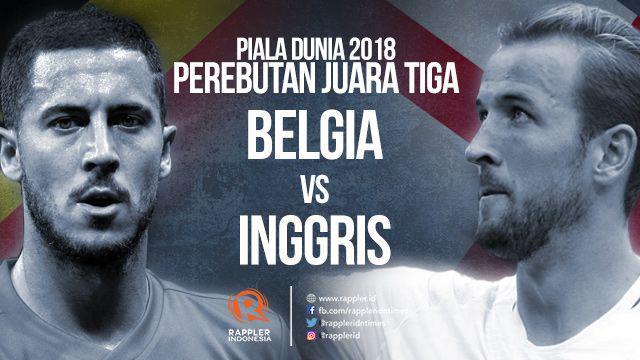 Prediksi Belgia vs Inggris: Penawar Luka, Pembuktian Terakhir