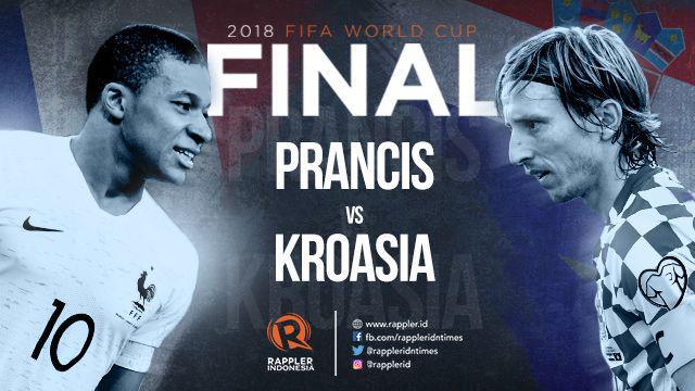 Prediksi Final Piala Dunia Prancis vs Kroasia: Drama Belum Usai!