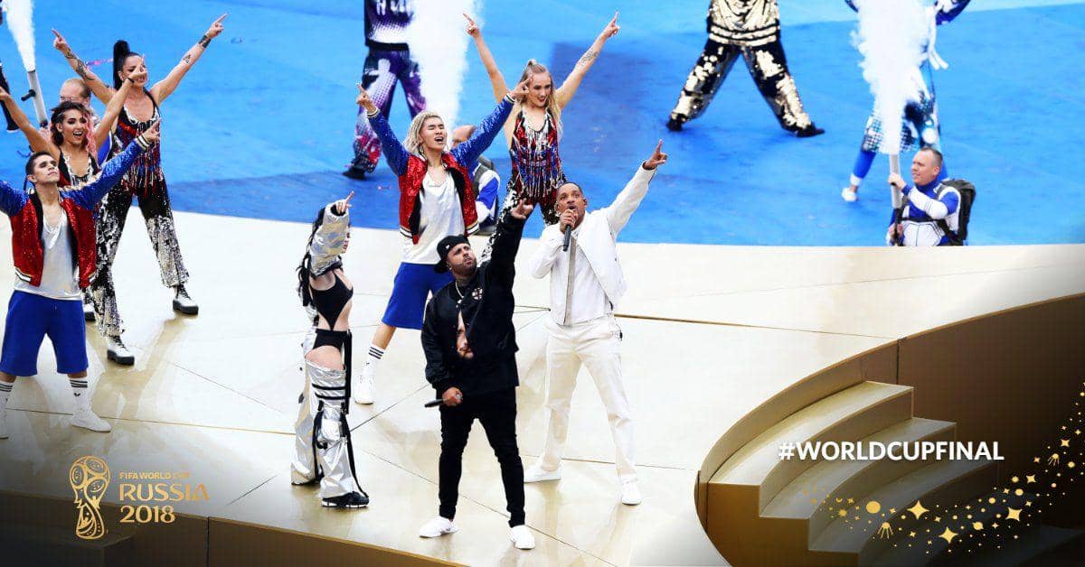 10 Potret Megahnya Closing Ceremony World Cup 2018 Rusia