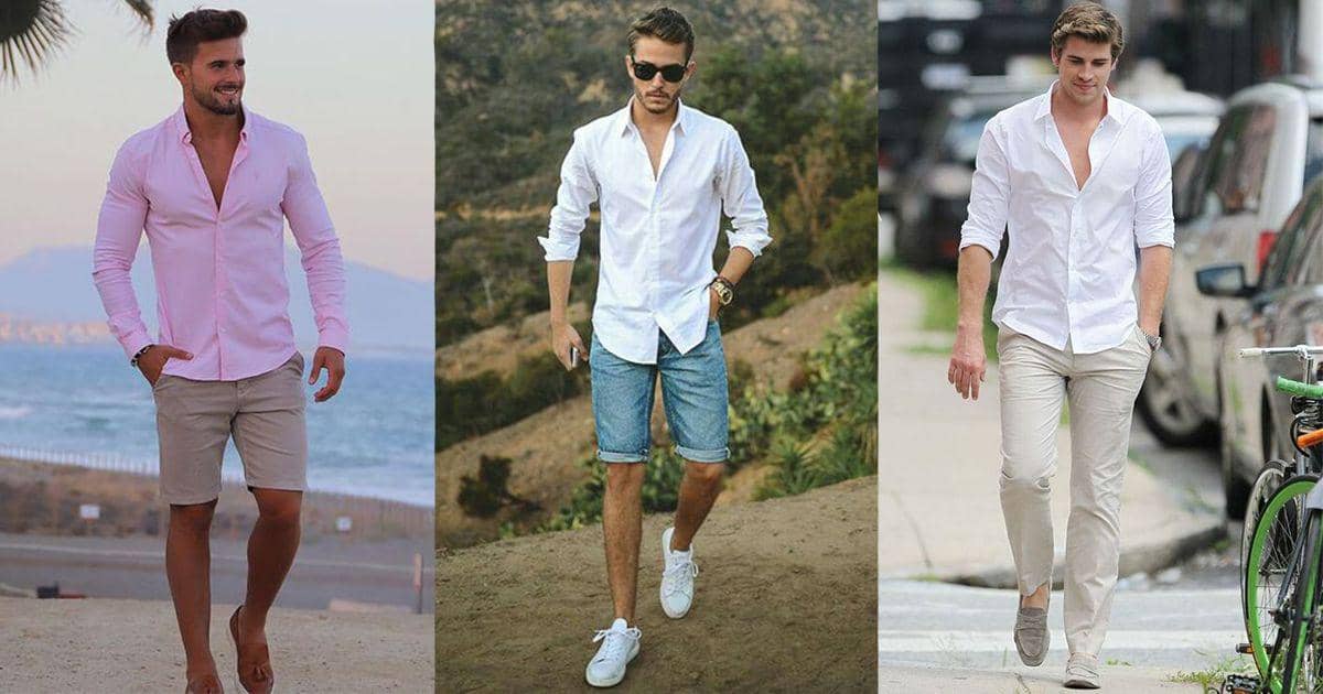 Tampil Kasual Elegan, Ini 10 Inspirasi Mix & Match Kemeja Putih Bro!
