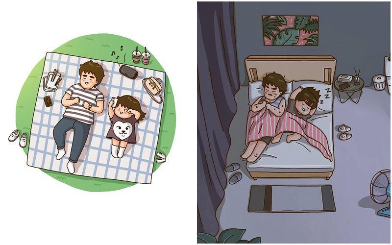 12 Ilustrasi Super Kocak Ini Cuma Cewek Mungil Aja yang Tahu Rasanya