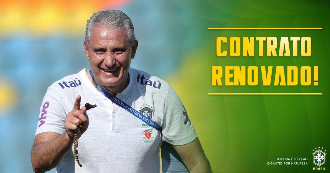 Tite Bertahan Sebagai Pelatih Timnas Brasil Sampai Piala Dunia 2022