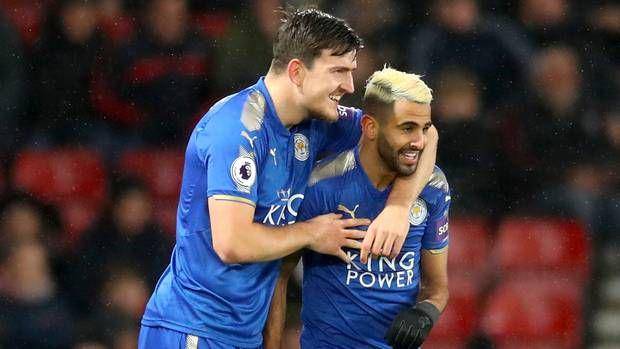 Harry Maguire dan Riyad Mahrez | independent.ie