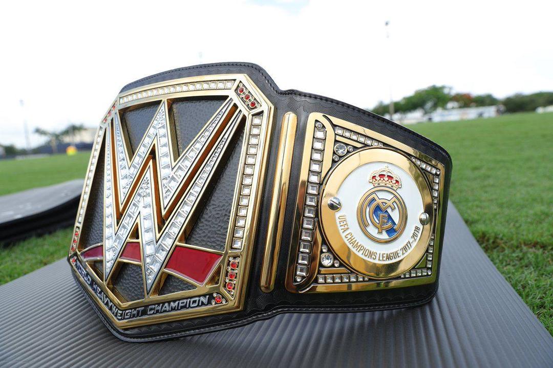 Berkunjung ke AS, Real Madrid Diberi Sabuk Khusus Juara oleh Bos WWE