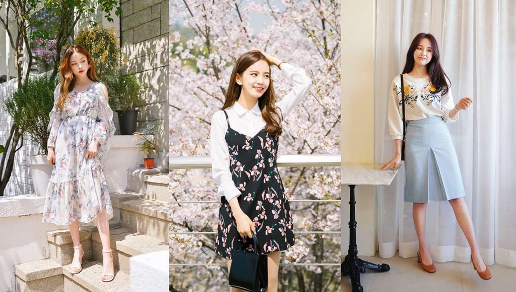12 Style Floral Outfit Ala Cewek Korea, Anggun dalam Berbagai Gaya
