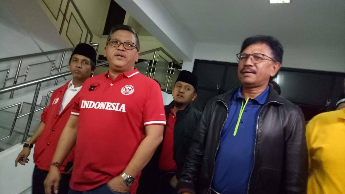 Para sekjen partai pendukung Joko Widodo (IDN Times/Helmi Shemi)