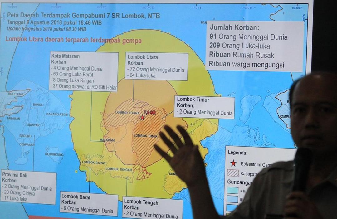 Ini Pemicu Gempa di Lombok Versi LIPI