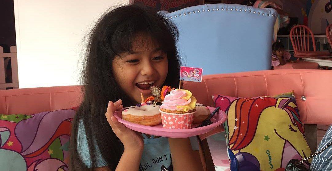 10 Potret Lucu Audrey, Pemeran Indah di Sinetron Cinta yang Hilang