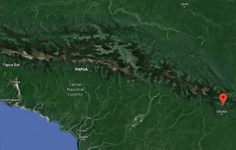 Oksibil, Papua  (Google Maps)
